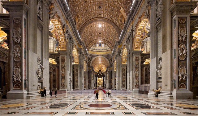 Top view of St. Peter's Square